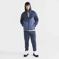 Nike Tech Fleece Full Zip Windrunner Hoodie Thunder Blue / Diffused - Black