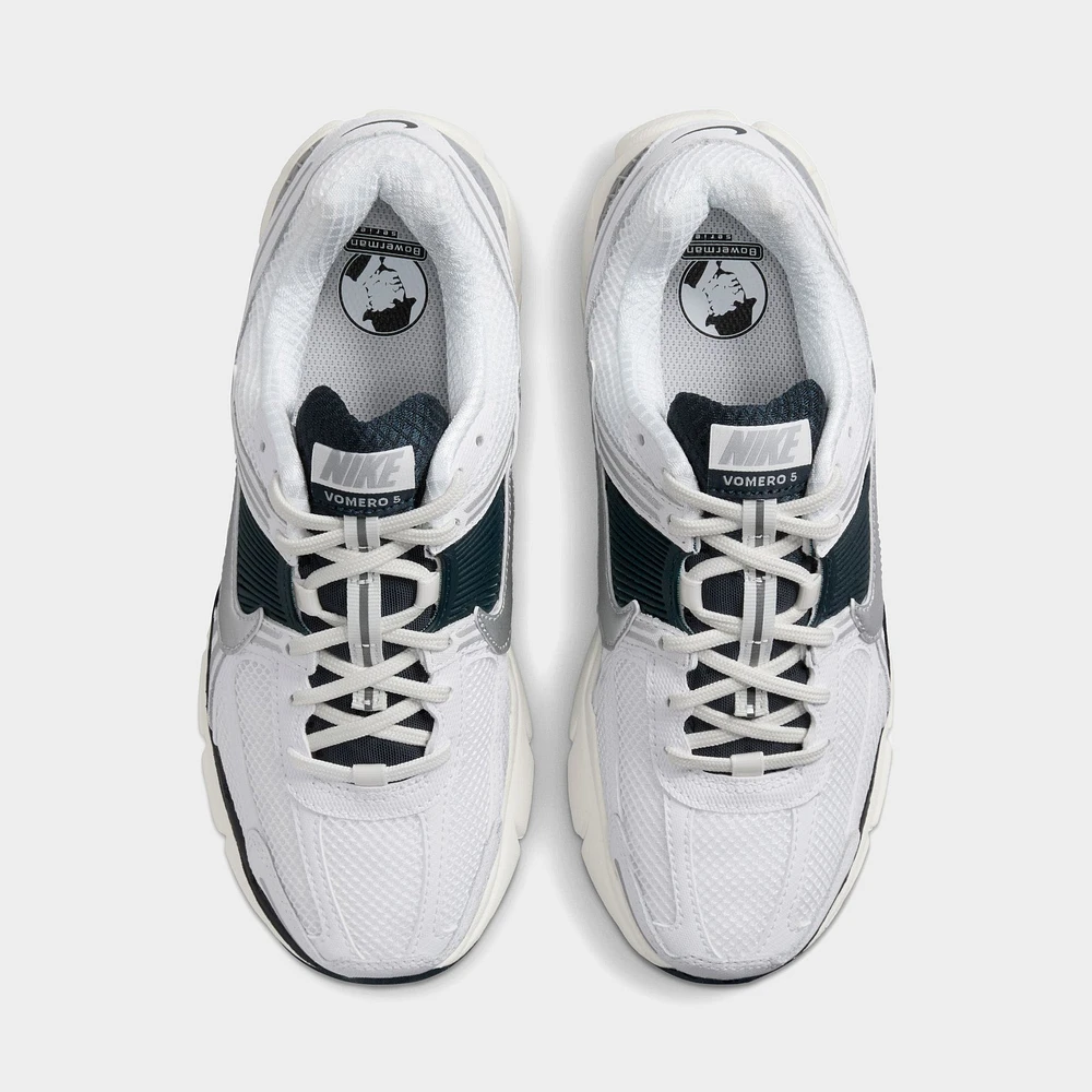 Nike Women's Zoom Vomero 5 White / Metallic Silver - Armory Navy