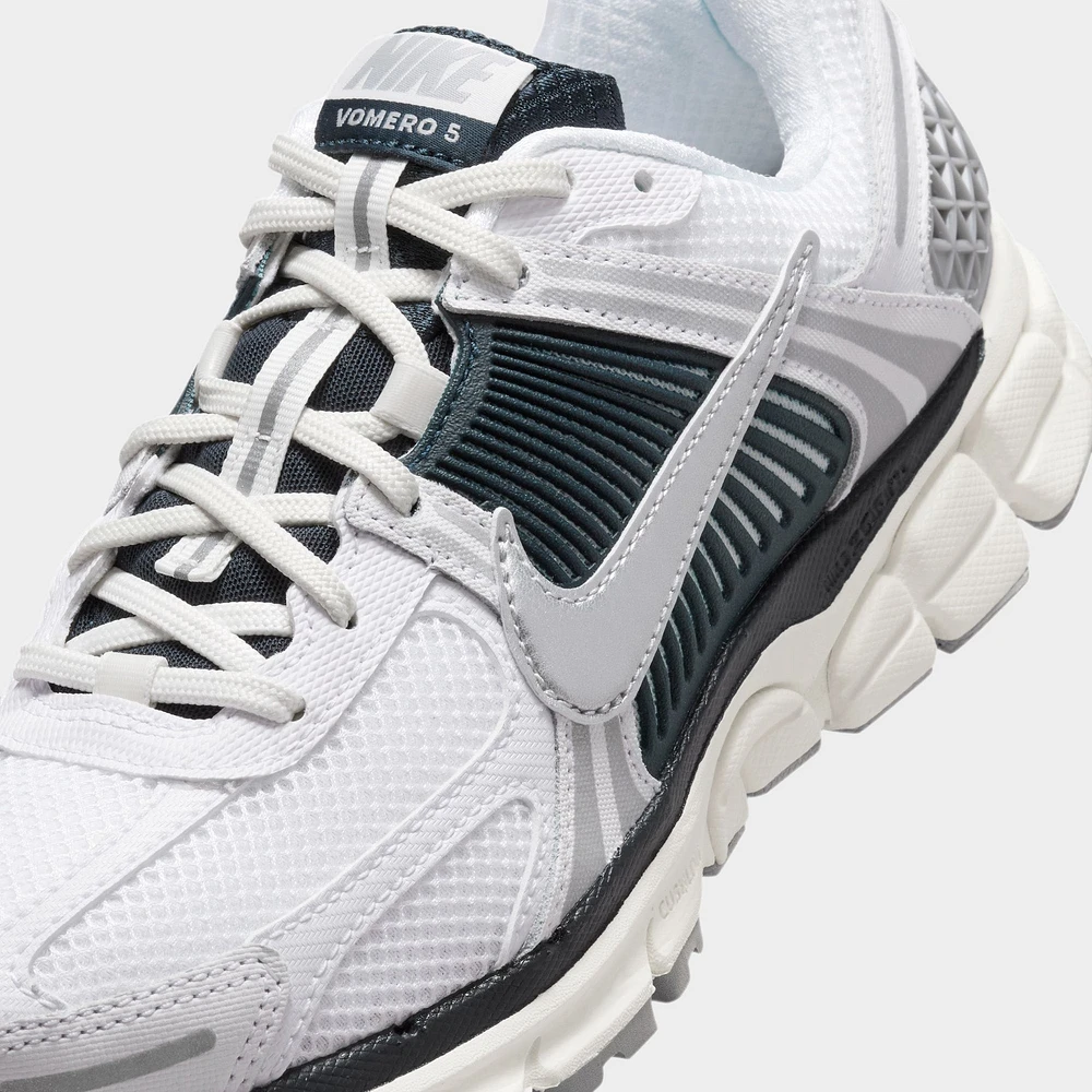 Nike Women's Zoom Vomero 5 White / Metallic Silver - Armory Navy