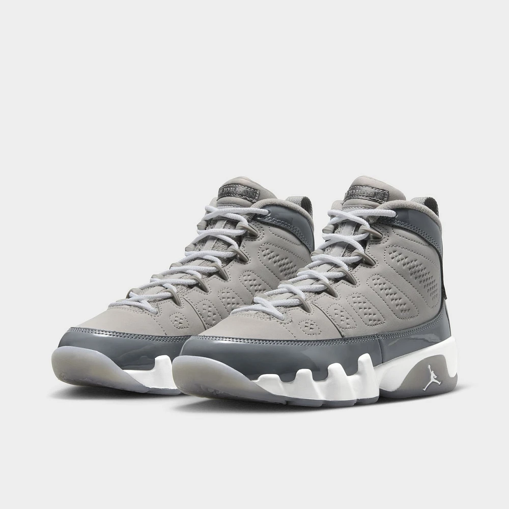 Jordan 9 Retro GS Medium Grey / Cool - White