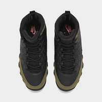Jordan 9 Retro GS Black / True Red - Light Olive