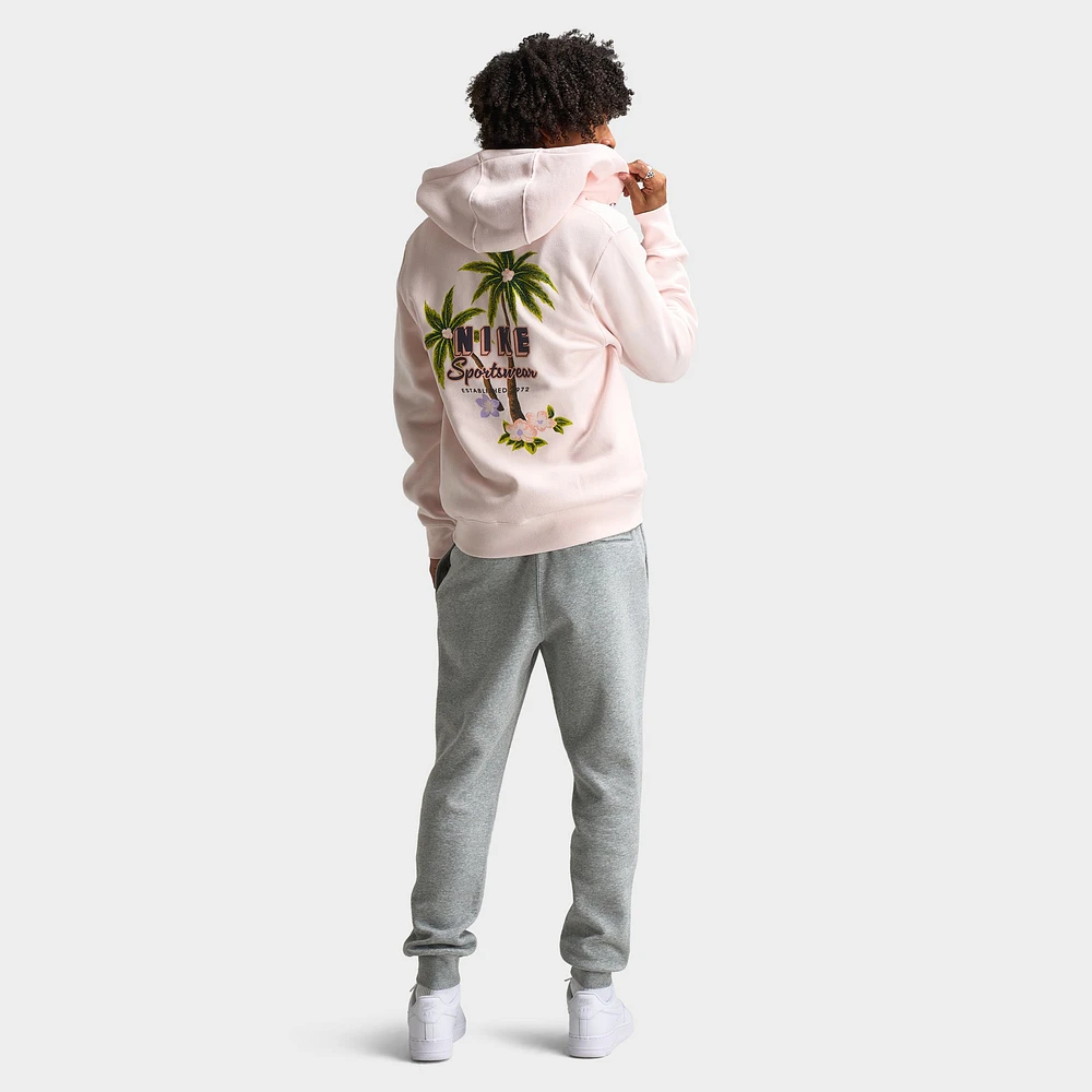 Nike Club Full Zip Hoodie Sweet Light Soft Pink / Dark Raisin
