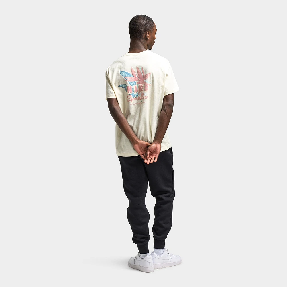 Nike Sportswear T-Shirt Sweet Coconut Milk / Denim Turq