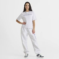 Nike Sportswear Women's Boxy Graphic T-Shirt Birch Heather / Deep Royal Blue
