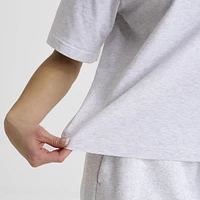 Nike Sportswear Women's Boxy Graphic T-Shirt Birch Heather / Deep Royal Blue