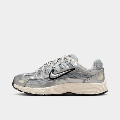 Nike P-6000 GS Metallic Silver / Black
