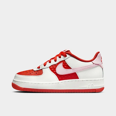 Nike Air Force 1 GS Summit White / Pink Foam - Light Crimson