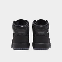 Jordan 1 Mid GS Black / - White