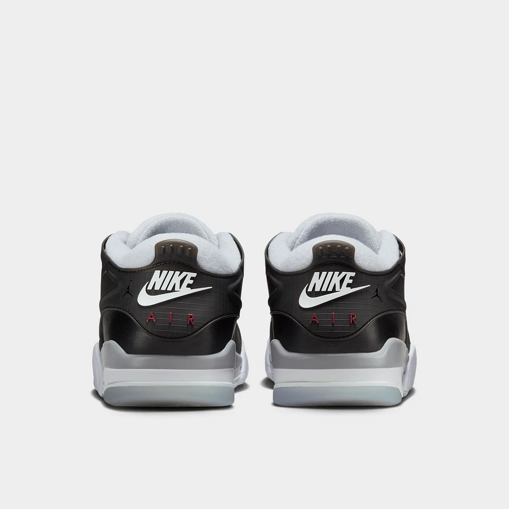 Jordan 4 RM PRM Black / Fire Red - Wolf Grey