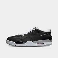 Jordan 4 RM PRM Black / Fire Red - Wolf Grey