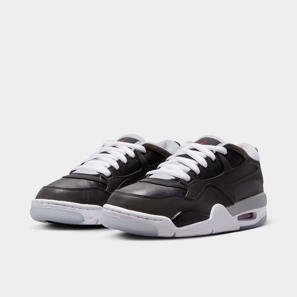 Jordan 4RM PRM GS Black / Fire Red - Wolf Grey