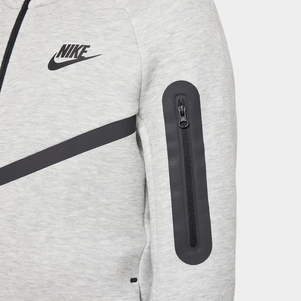 Nike Sportswear Junior Boys' Tech Fleece Hoodie / Dark Heather Grey