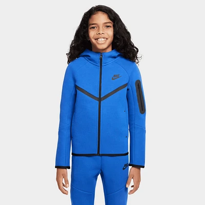 Nike Sportswear Junior Boys' Tech Fleece Hoodie Game Royal / Black