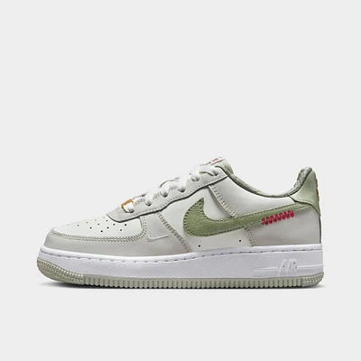 Nike Air Force 1 LV8 GS Sail / Olive Aura - White