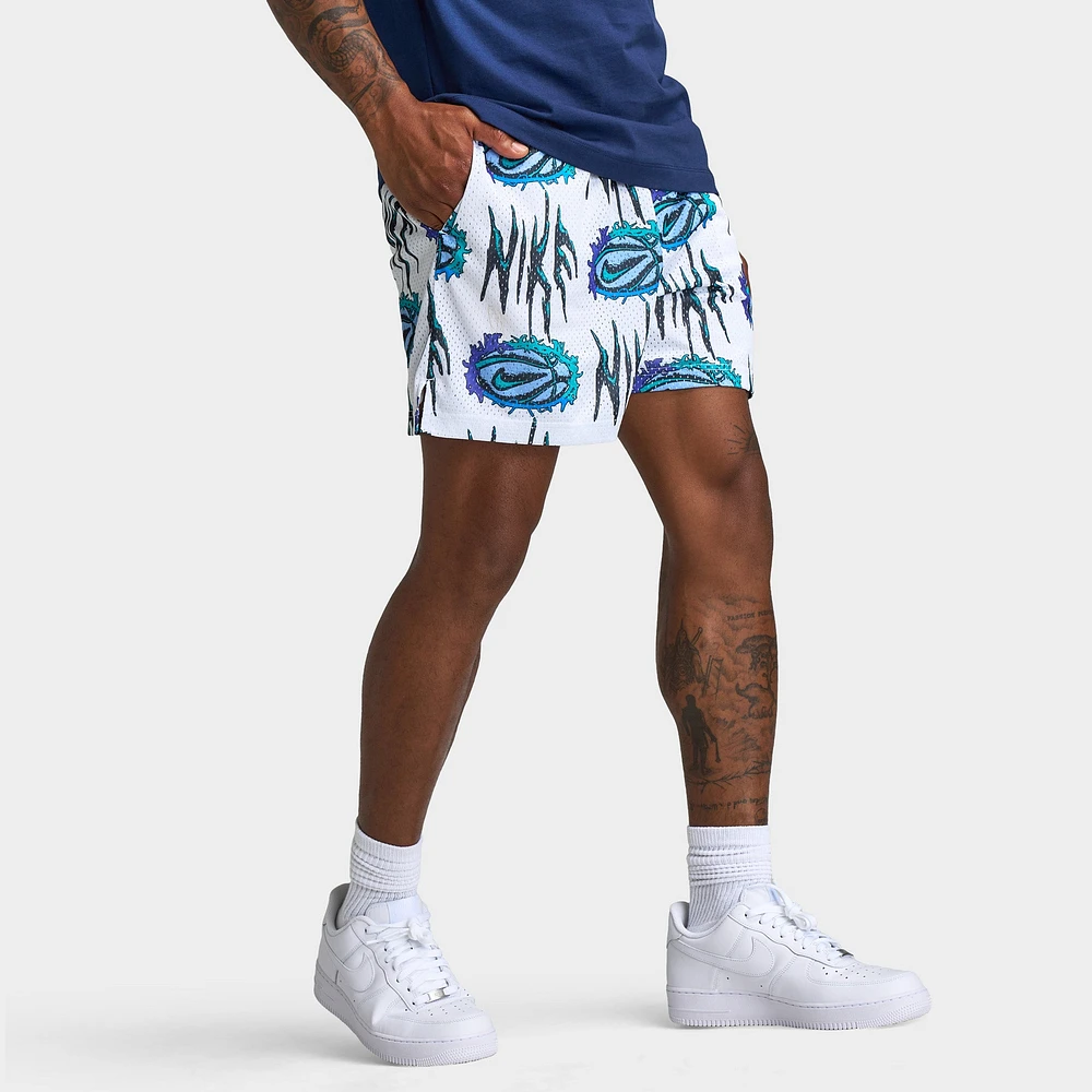 Nike Practice Mesh Dri-FIT 5" Basketball Shorts White / Black