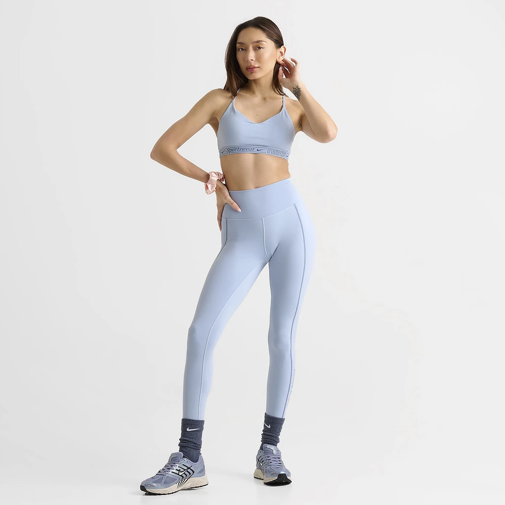 Nike Women's Indy Light Support Padded Bra / Armory Blue