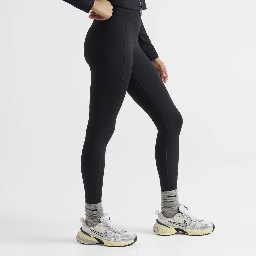 Nike One Women's Dri-FIT High Rise Crop Leggings / Black