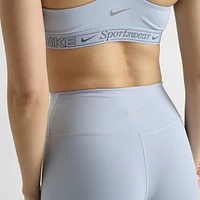 Nike One Women's Dri-FIT High Rise Crop Leggings / Light Armory Blue