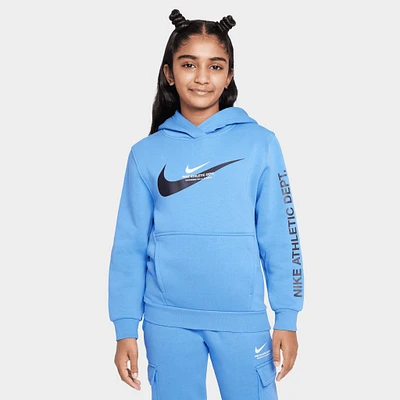 Nike Sportswear Juniors' Fleece Pullover Hoodie / Blue Beyond