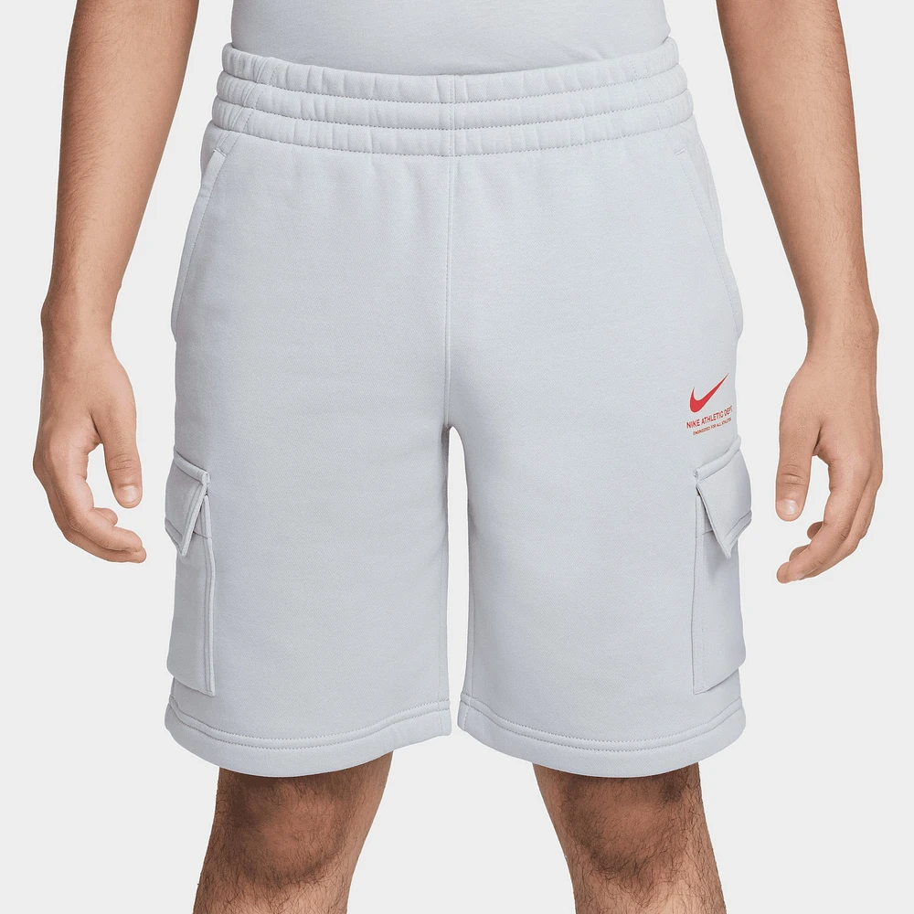 Nike Sportswear Junior Boys' Fleece Cargo Shorts / Wolf Grey