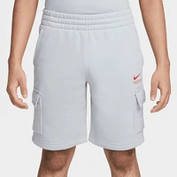 Nike Sportswear Junior Boys' Fleece Cargo Shorts / Wolf Grey