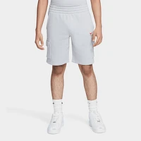 Nike Sportswear Junior Boys' Fleece Cargo Shorts / Wolf Grey