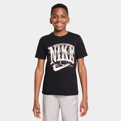 Nike Sportswear Juniors' Shattered Tee / Black