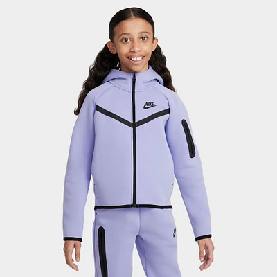Nike Sportswear Junior Girls' Tech Fleece Hoodie / Purple