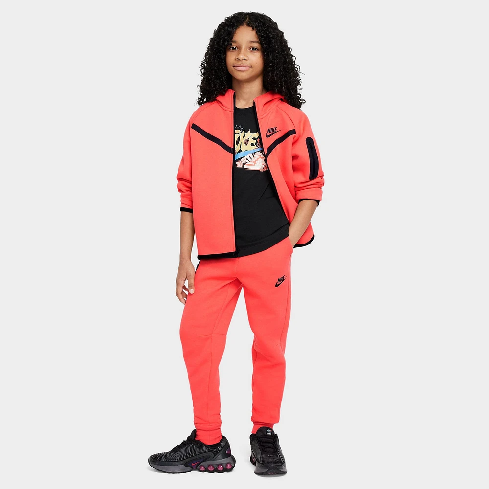 Nike Junior Girls' Tech Fleece Joggers Magic Ember / Black