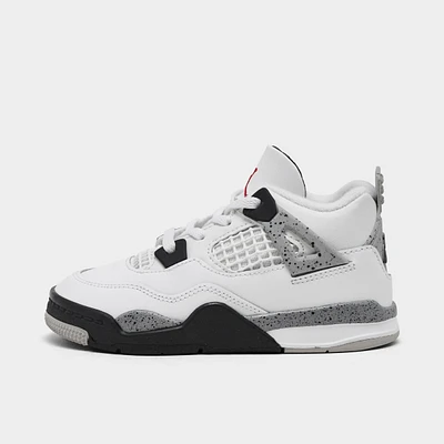 Jordan 4 Retro OG TD Summit White / Fire Red - Cement Grey
