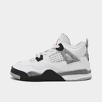 Jordan 4 Retro OG TD Summit White / Fire Red - Cement Grey