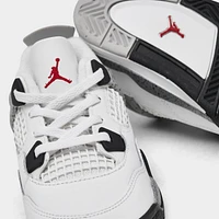 Jordan 4 Retro OG TD Summit White / Fire Red - Cement Grey