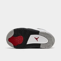 Jordan 4 Retro OG TD Summit White / Fire Red - Cement Grey