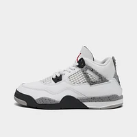 Jordan 4 Retro OG PS Summit White / Fire Red - Cement Grey