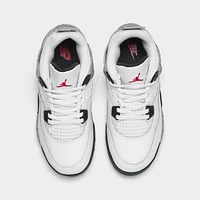 Jordan 4 Retro OG PS Summit White / Fire Red - Cement Grey
