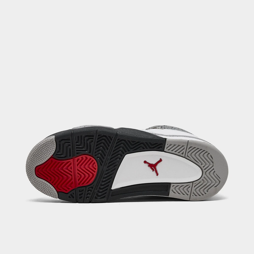 Jordan 4 Retro OG PS Summit White / Fire Red - Cement Grey