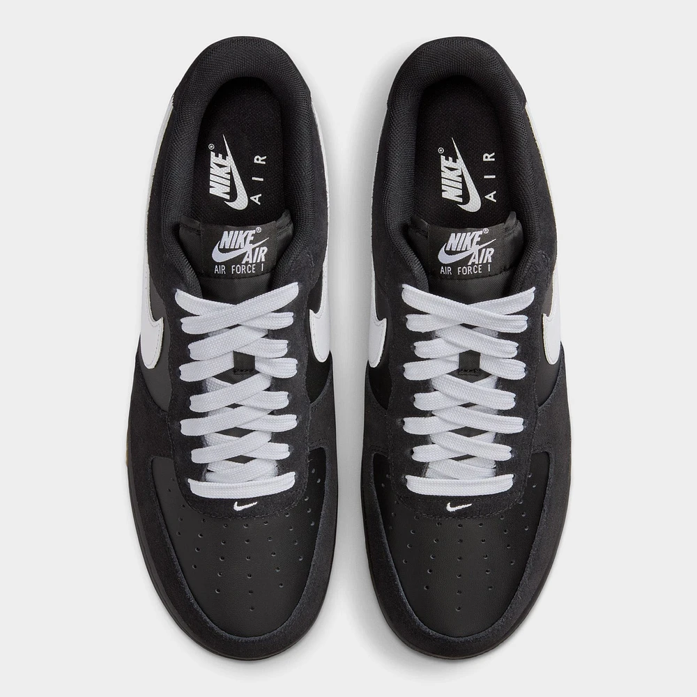 Nike Air Force 1 '07 LV8 Black / White - Light Gum Brown