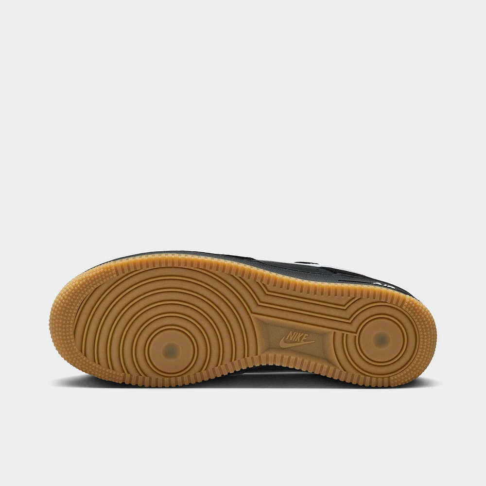 Nike Air Force 1 '07 LV8 Black / White - Light Gum Brown