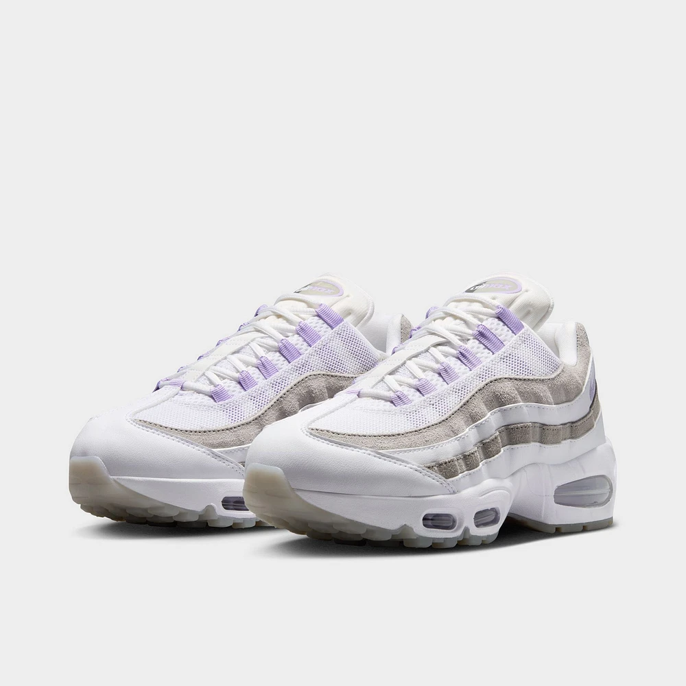 Nike Women's Air Max 95 White / Hydrangeas - Light Graphite