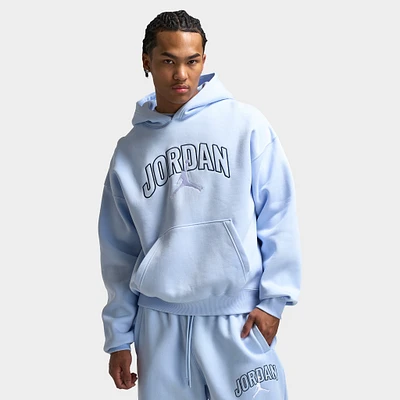 Jordan Brooklyn Oversized Pullover Hoodie Hydrogen Blue / Sail