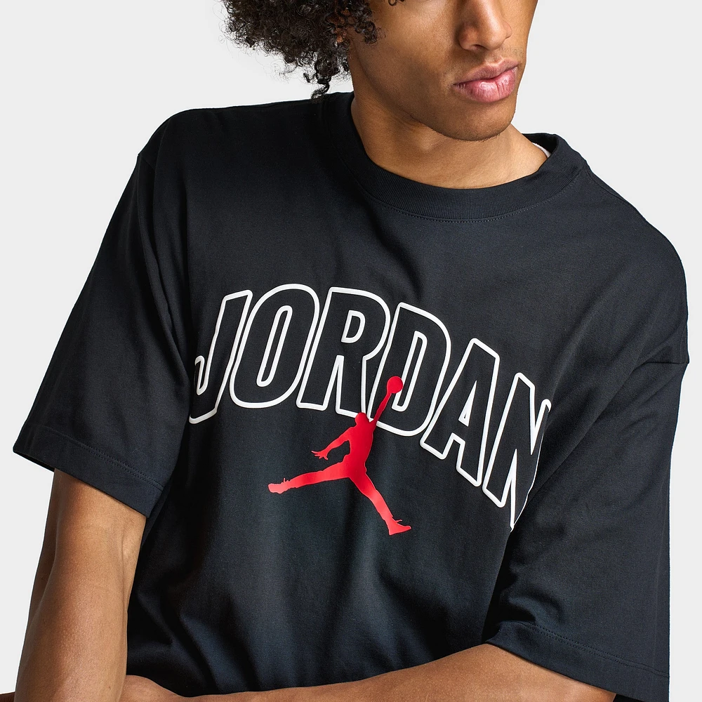 Jordan Graphic T-Shirt Black / Sail - Gym Red