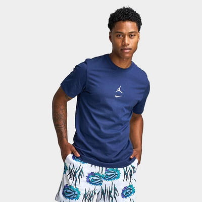 Jordan Jumpman T-Shirt Midnight Navy / Light Smoke Grey - White