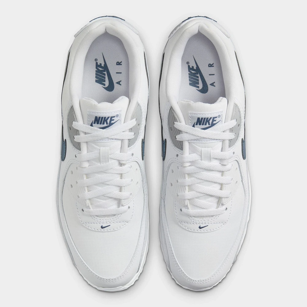Nike Air Max 90 White / Diffused Blue - Wolf Grey