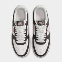 Nike Women's Air Force 1 '07 Summit White / Pink Foam - Medium Ash