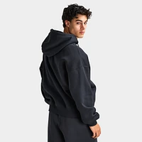 Jordan Brooklyn Oversized Full Zip Hoodie Black / Sail - Gym Red