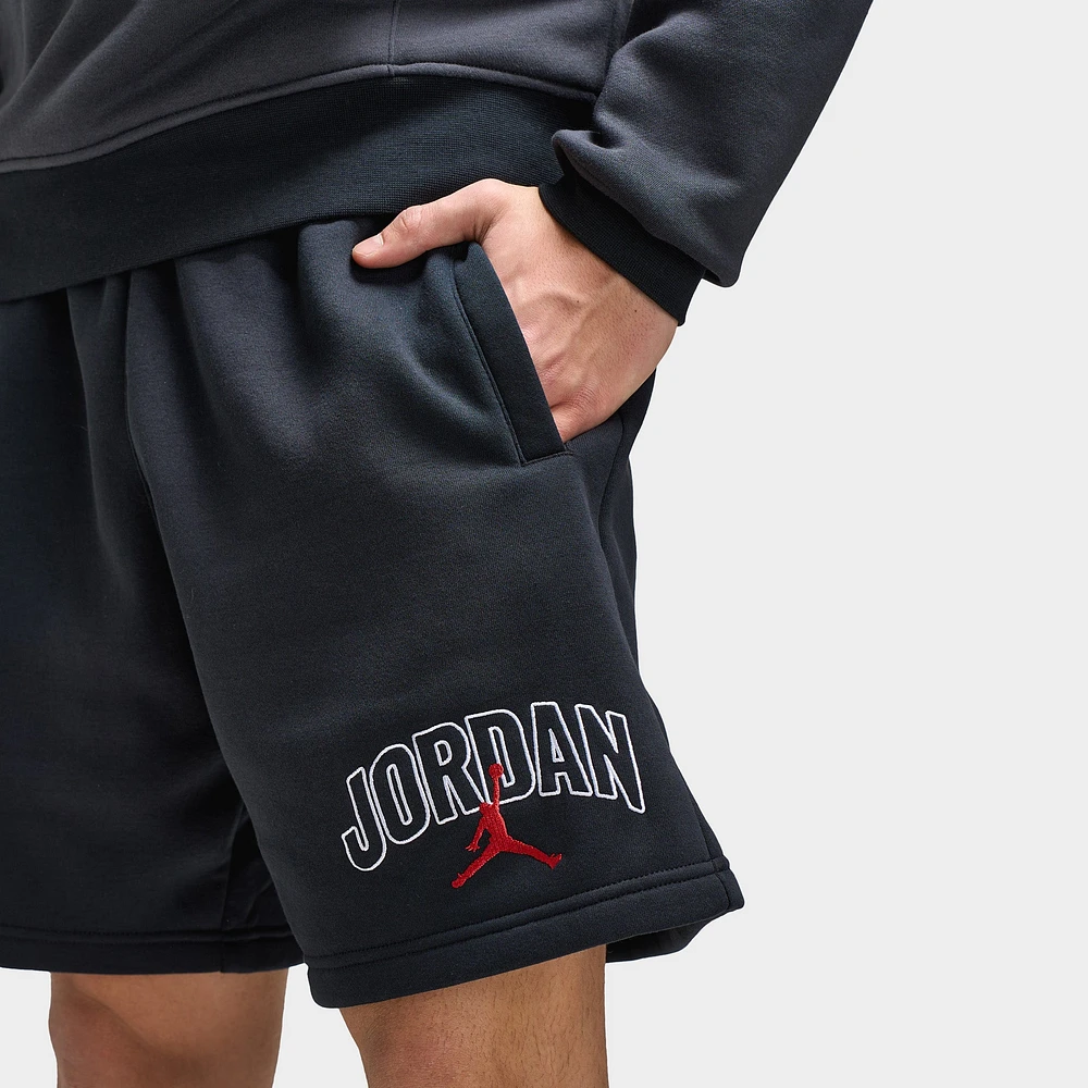 Jordan Brooklyn Graphic Shorts Black / Gym Red