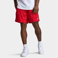 Nike Club Flow Shorts University Red / Chile - White