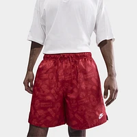Nike Club Flow Shorts University Red / Chile - White