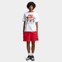 Nike Club French Terry Flow Cycle Shorts University Red / Black