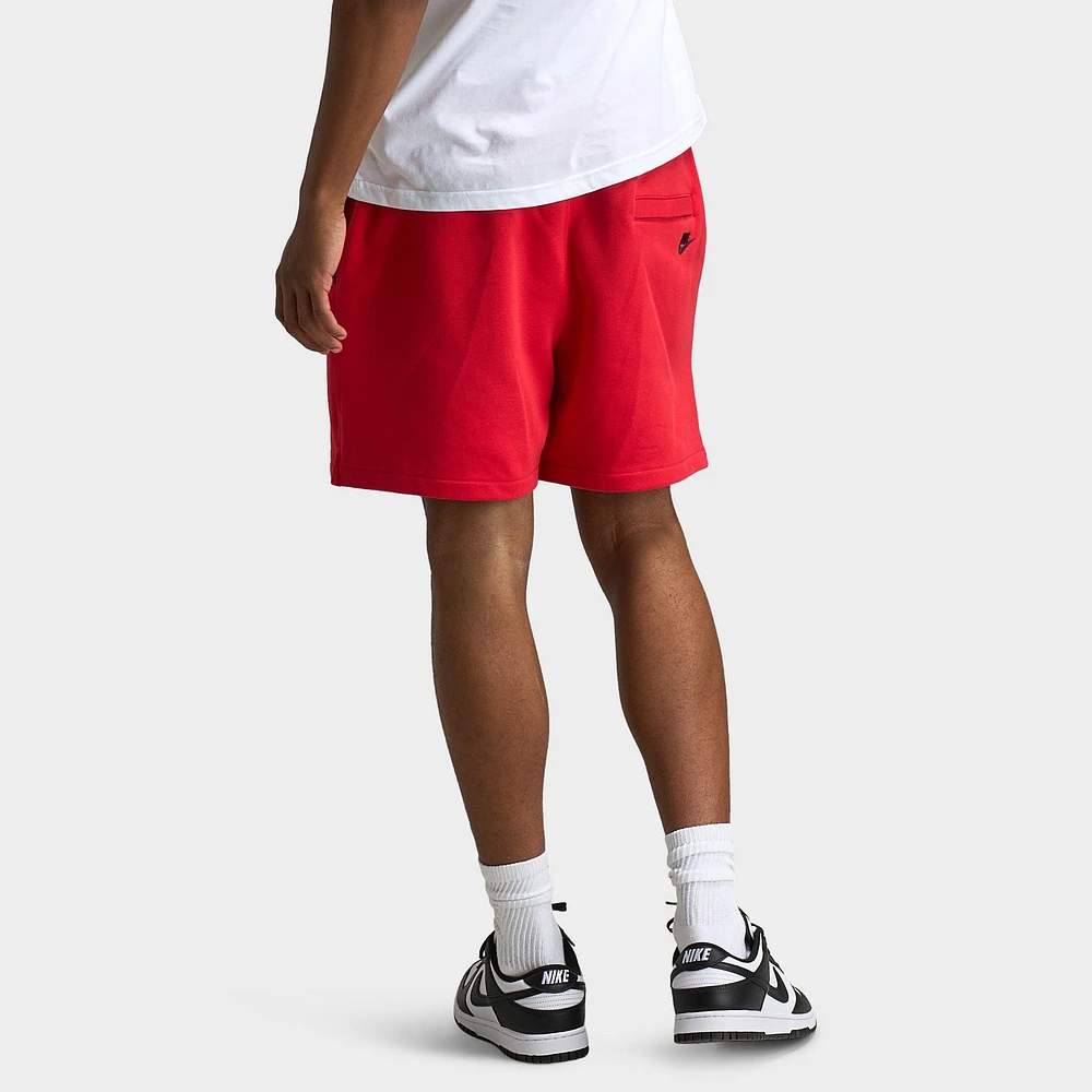 Nike Club French Terry Flow Cycle Shorts University Red / Black
